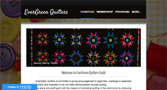Desktop Screenshot of evergreenquilters.org