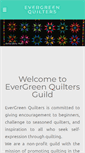 Mobile Screenshot of evergreenquilters.org